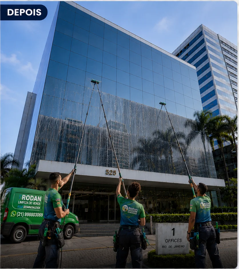 Fachada depois da limpeza