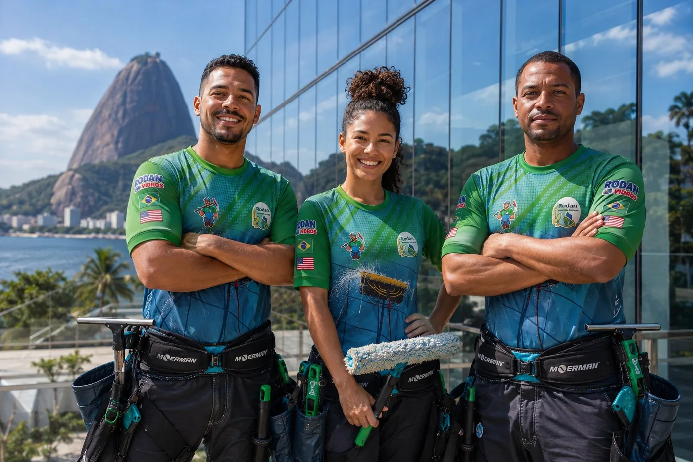 Equipe Rodan Limpeza de Vidros